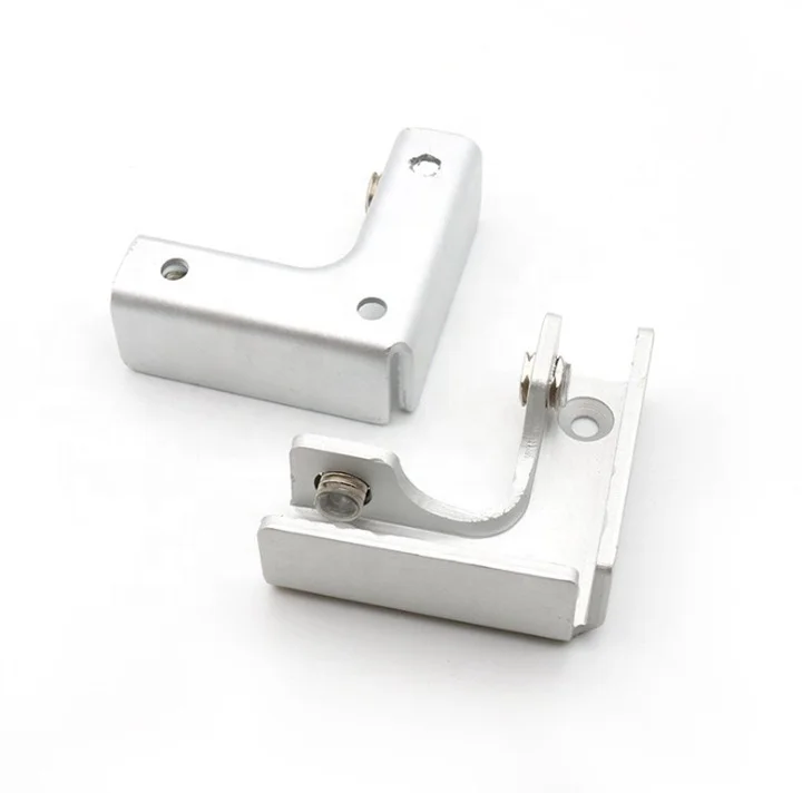 3 Way T Type Aluminum Alloy Glass Clamp Bracket Holder for 6