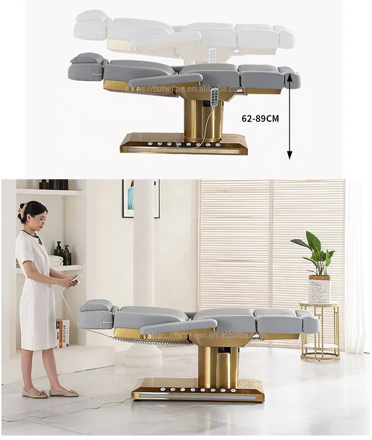Professional Cosmetic Electric Eyelash Extension Treatment Examination Beauty Spa Table Procedure Chair Massage Massage Bed