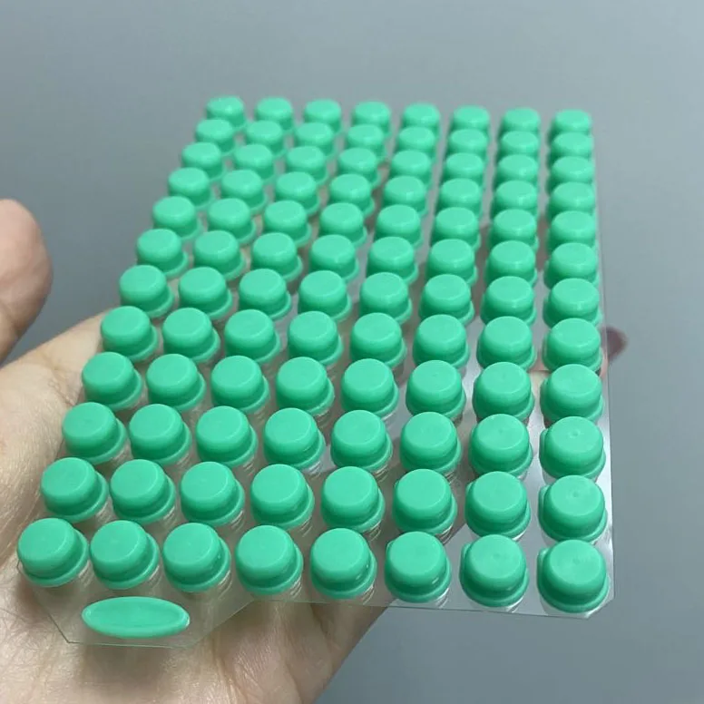 Lab Plastic Colorful Silicon Mat Suitable for 96-Well PCR Deep Well Plate Sealing Films