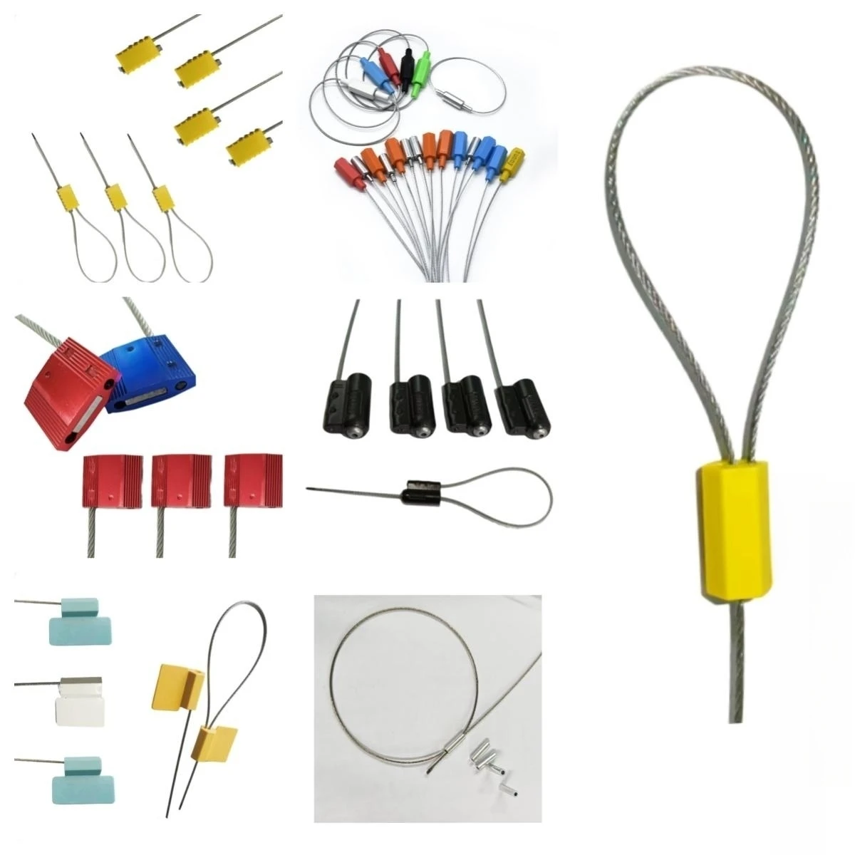 Adjustable Have Duty Aluminum Waterproof Cable Seal Wire Lock