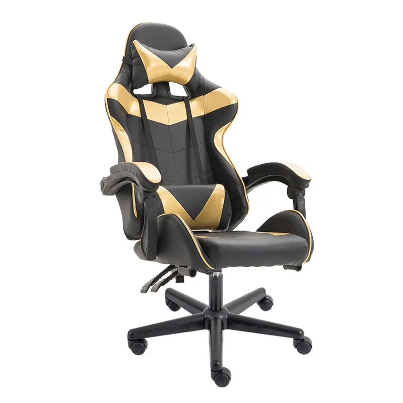 new popular cheap price leather computer gamer swivel high back comfortable revolving gaming chair with footrest