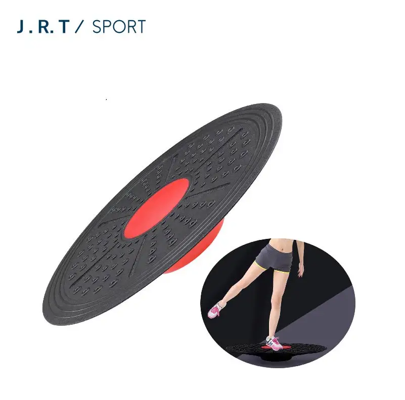 JRT Sport BSCI Factory Rocking  Balance Board Fitness  Plastic Balance Trainer Board