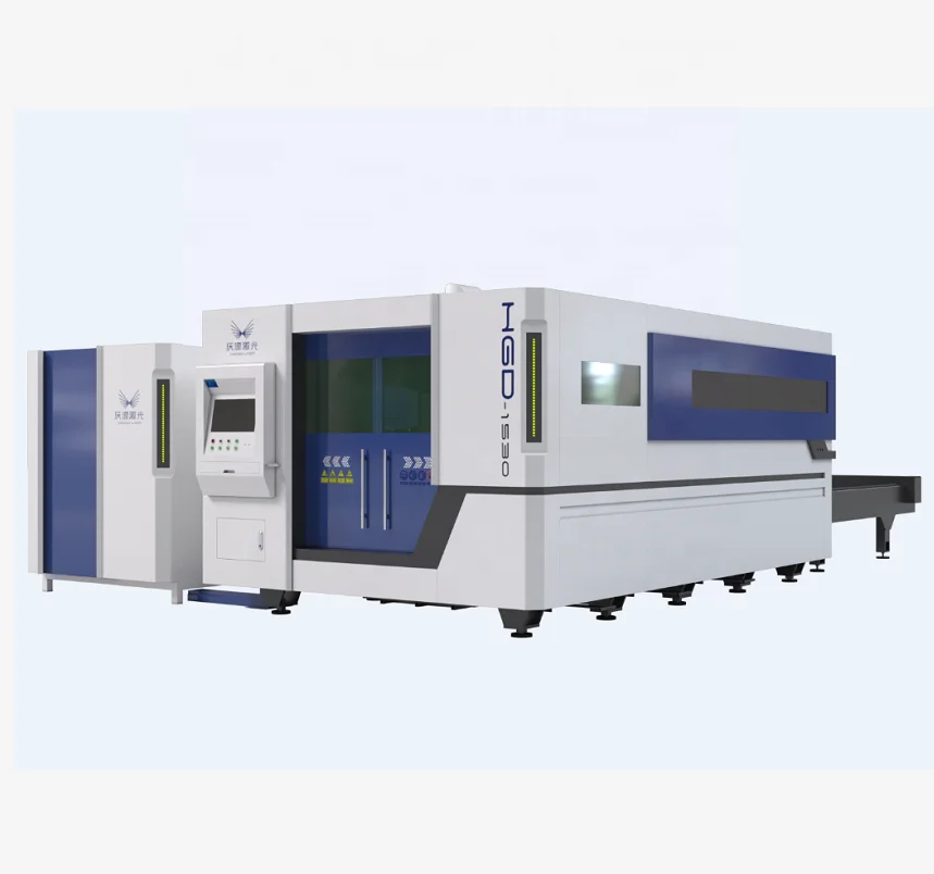 Free Sample for Large Format 1.5kw-20kw CNC Metal Laser Cutting Machine with Full Enclosed