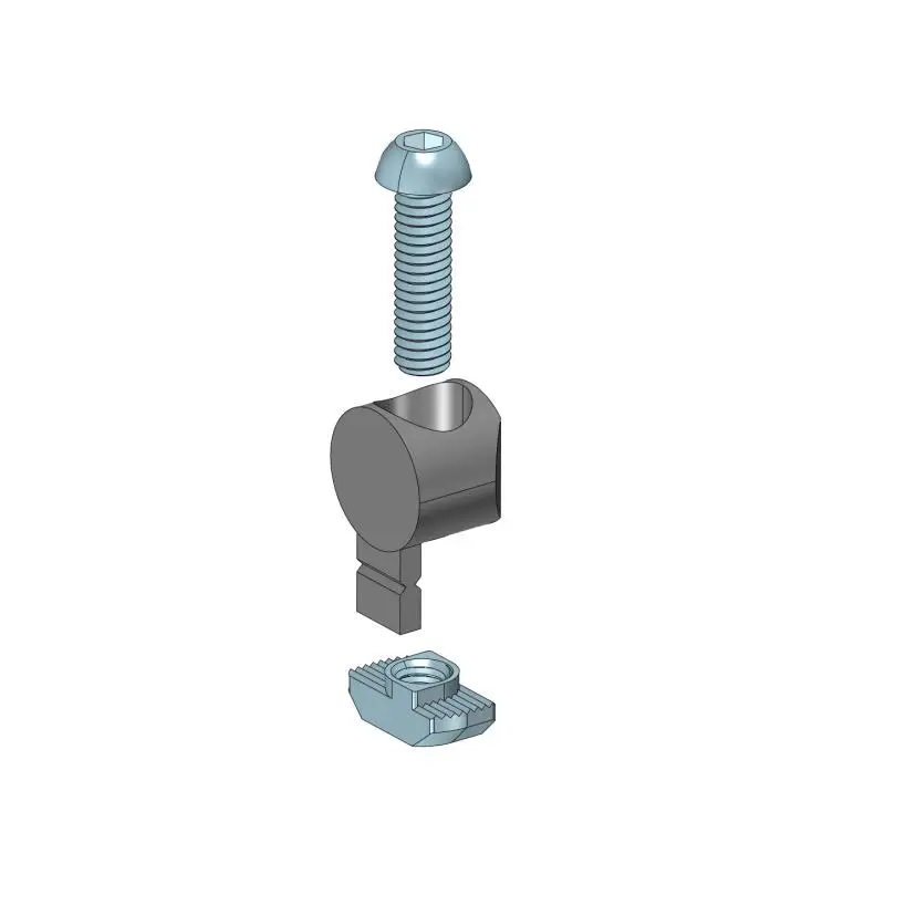 aluminum profile connector set 328.0301A.98