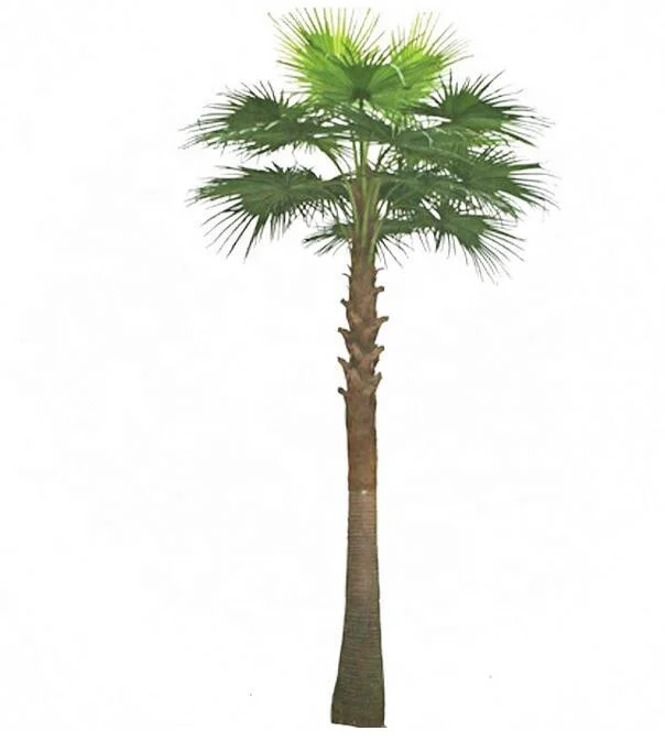 anti-UV Eco-friendly manufacturer indoor outdoor tropical big fan artificial washington palm tree