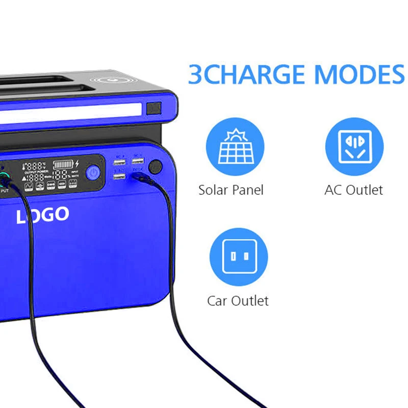500 Watt Backup Battery Power Station Solar Power Generator For Home / Mini LiFePO4 Charging Solar Portable Power Station