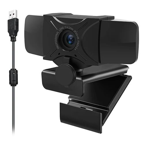 Настольный компьютер или ноутбук USB 2.0 / 1.0 HD 1080p Веб-камера CMOS-датчик Широкоформатный для видеозвонков и записи в реаль