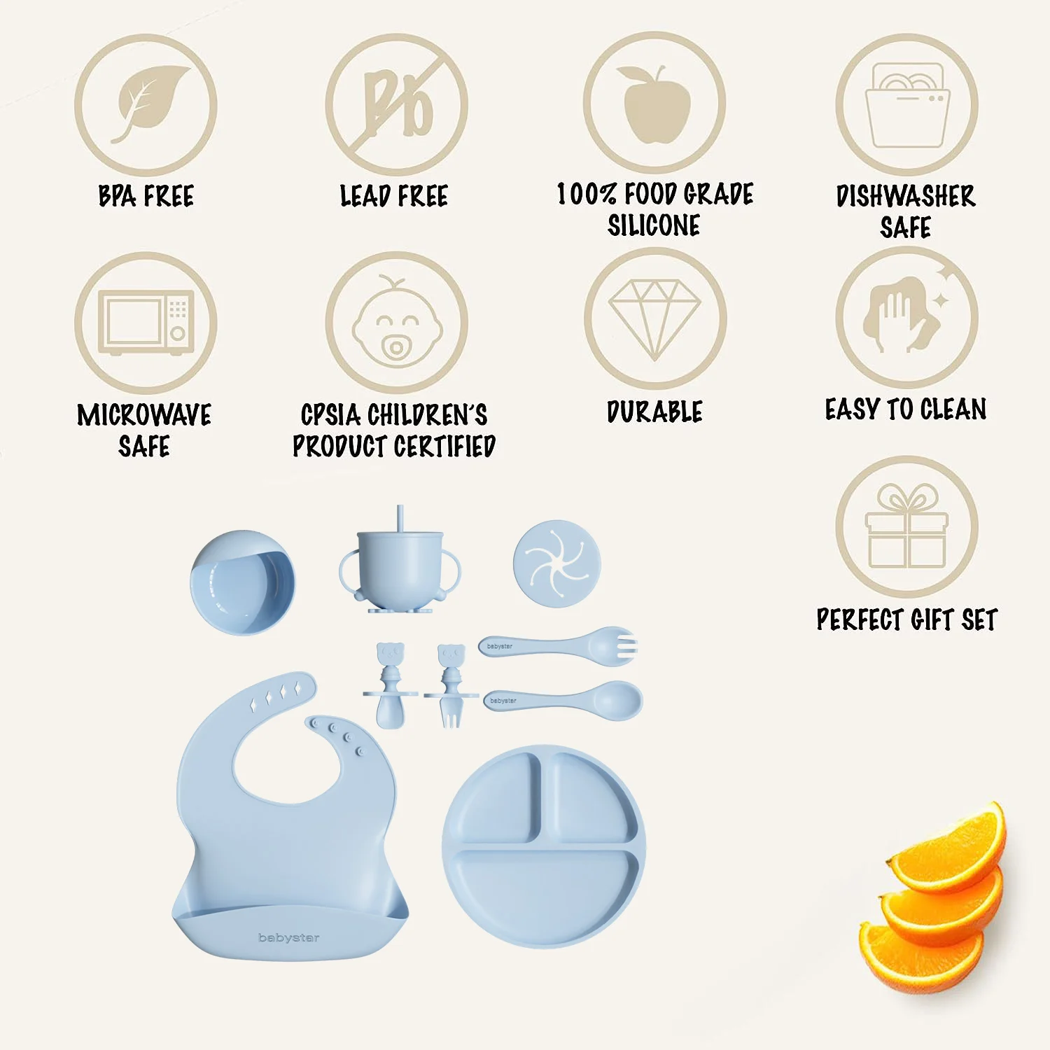 Wholesale Cheap 9 Pieces Newborn Silicone Tableware Bpa Free Baby Eating Suction Bowls Plates Silicone Baby Feeding Set For Baby