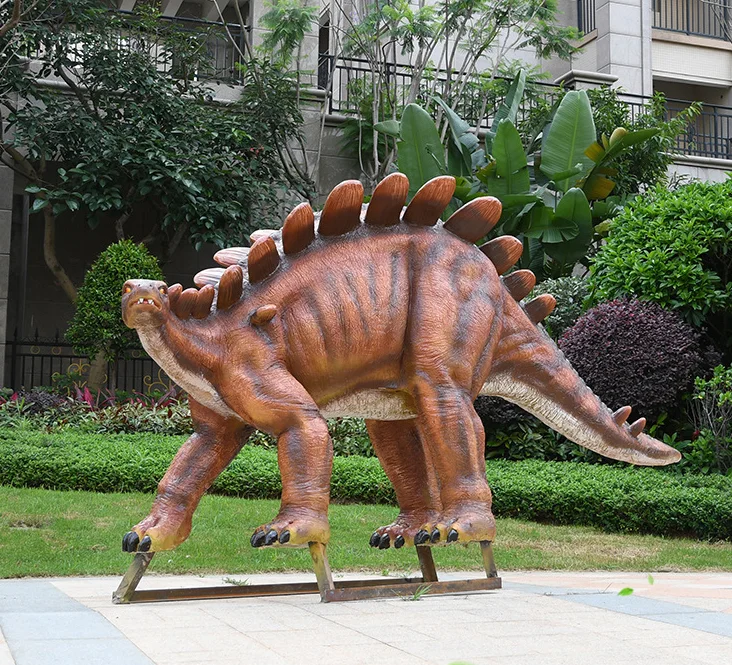 
Outdoor Decoration Cheap Price 2 M Life Size Realistic Fiberglass Dinosaur Statues 