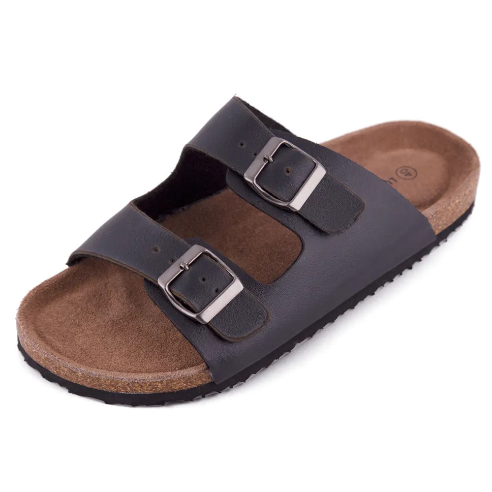 Mens Cork Slippers Male Cork Sole Slipper