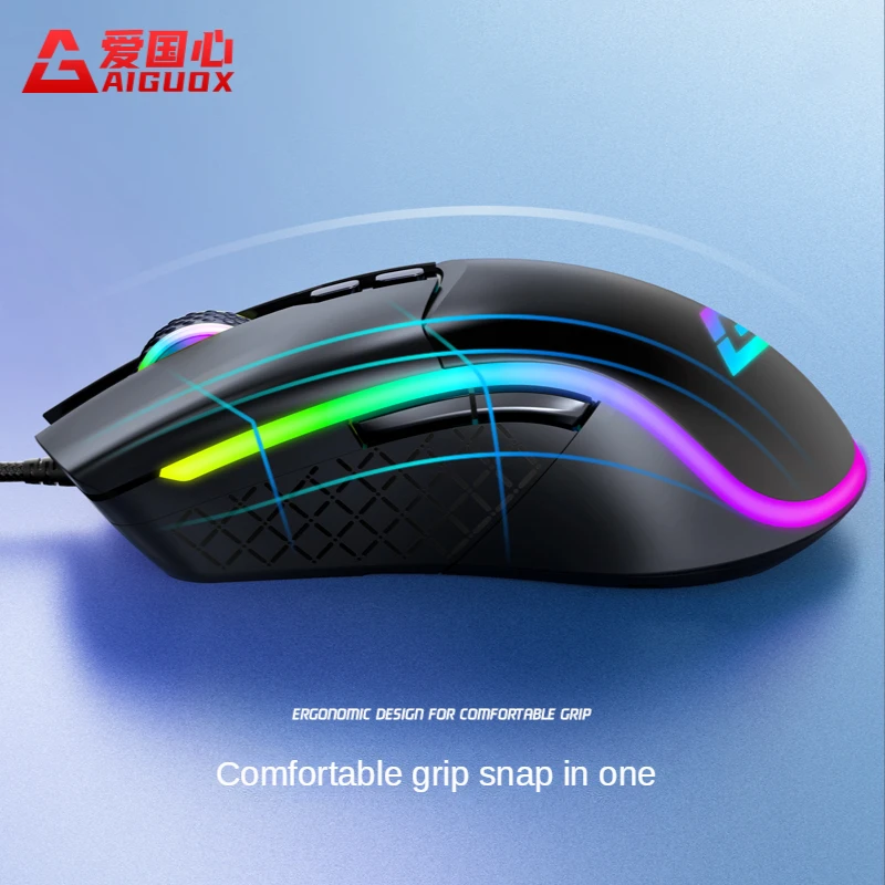 Bajeal high quality white and blue mechanical keyboard 104-key Led backlight wired mechanical keyboard for PC laptop