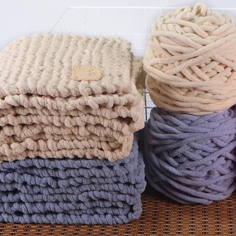high quality 95g Super Chunky Chenille Yarn for Arm Knit