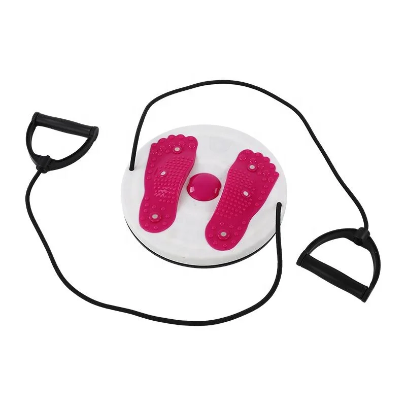 home fitness equipment waist twisting disc with pull rope