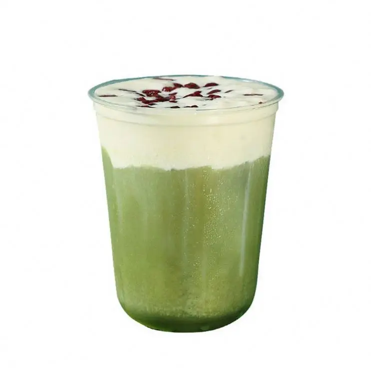 Party 16 Oz Clear Plastic Cups With Flat Lids Polypropylene (PP) Party Cups For Ice Coffee Yogurts Desserts Cups With Logo