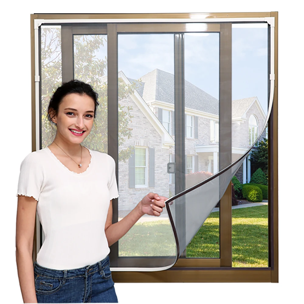DIY hot sale Magnetic  fiberglass insect screen,Fiberglass insect screen, mosquito net screen