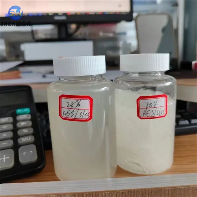 Высококачественный лауриловый эфир сульфат натрия Sles N70 70% 2Eo цена на сырье