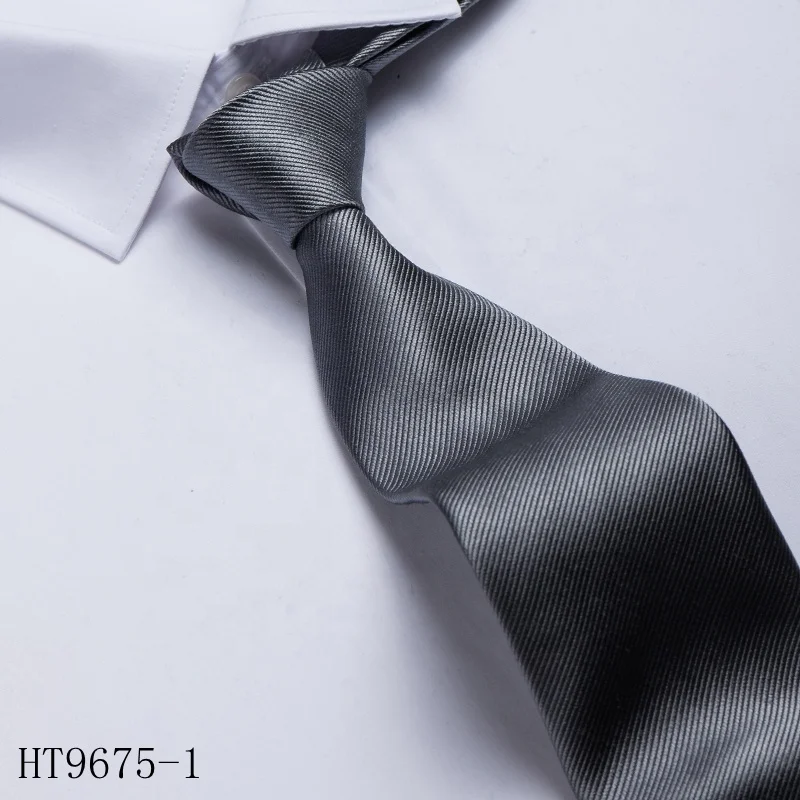 Wholesale Popular Style Mens Business 100% Silk Tie Textured Finish Necktie