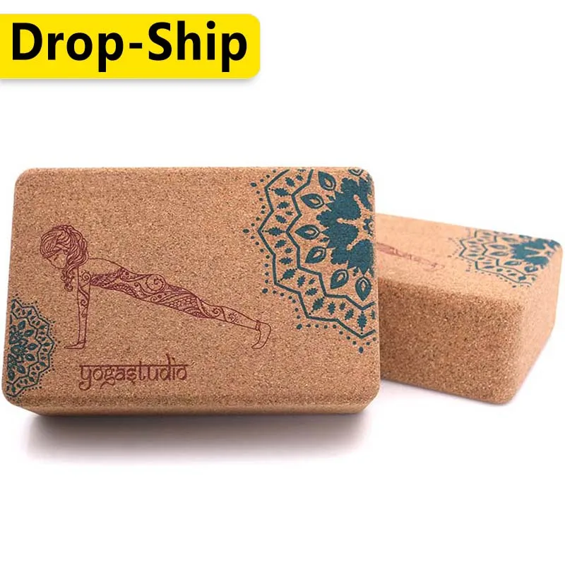 
Dropship USA France Spain Russia cork yoga block 