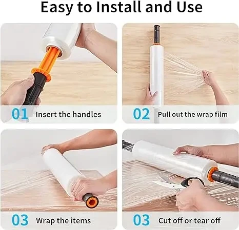 Luggage Packaging Machine Stretch Lldpe Luggage Wrap Film