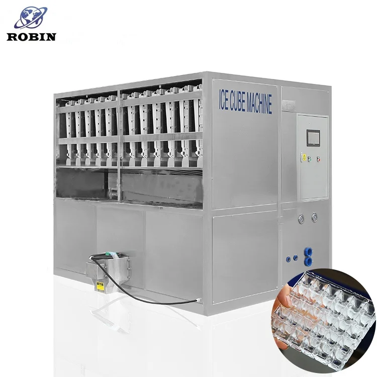 3 Ton per day industrial cube ice maker with high quality