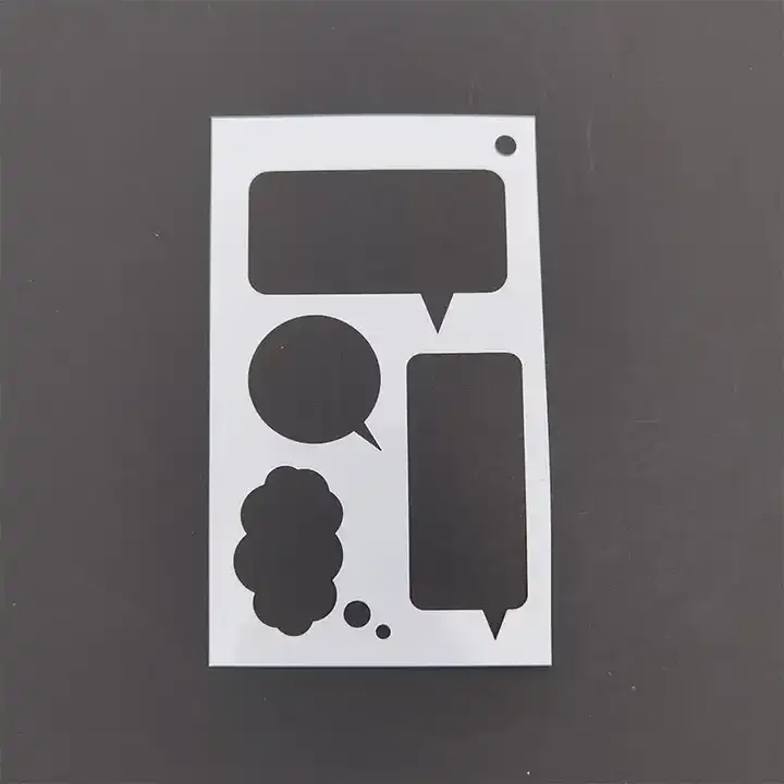 CVP Chinoiserie Custom Drawing Template Letters Painting Stencil