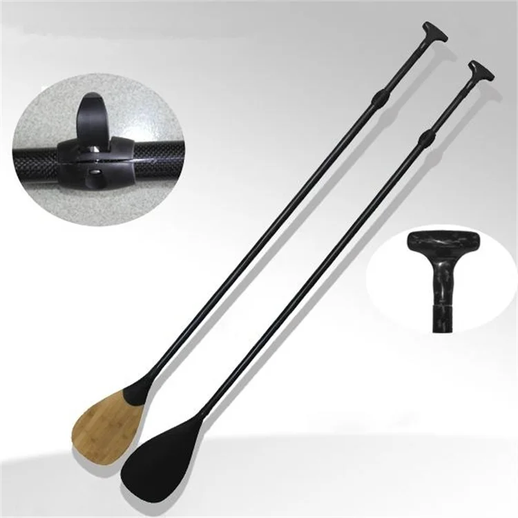 Black Alloy Shaft Kayak Paddle 2-piece Adjustable Wholesale Canoe Paddle Boat Oar