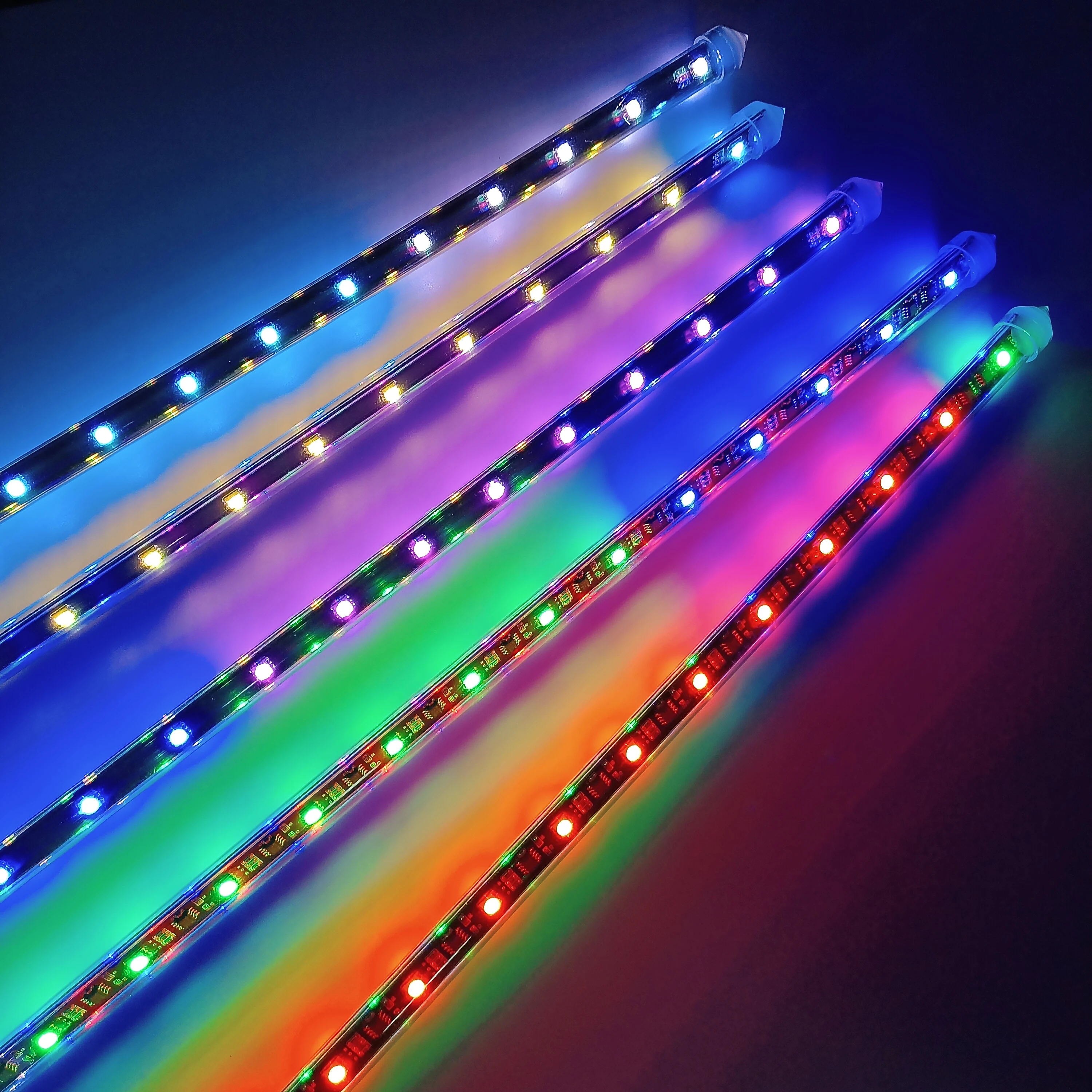 DMX512 RGB LED tube with addressable 5050RGB3D racehorse flow pixel tube club bar lighting atmosphere LED tube