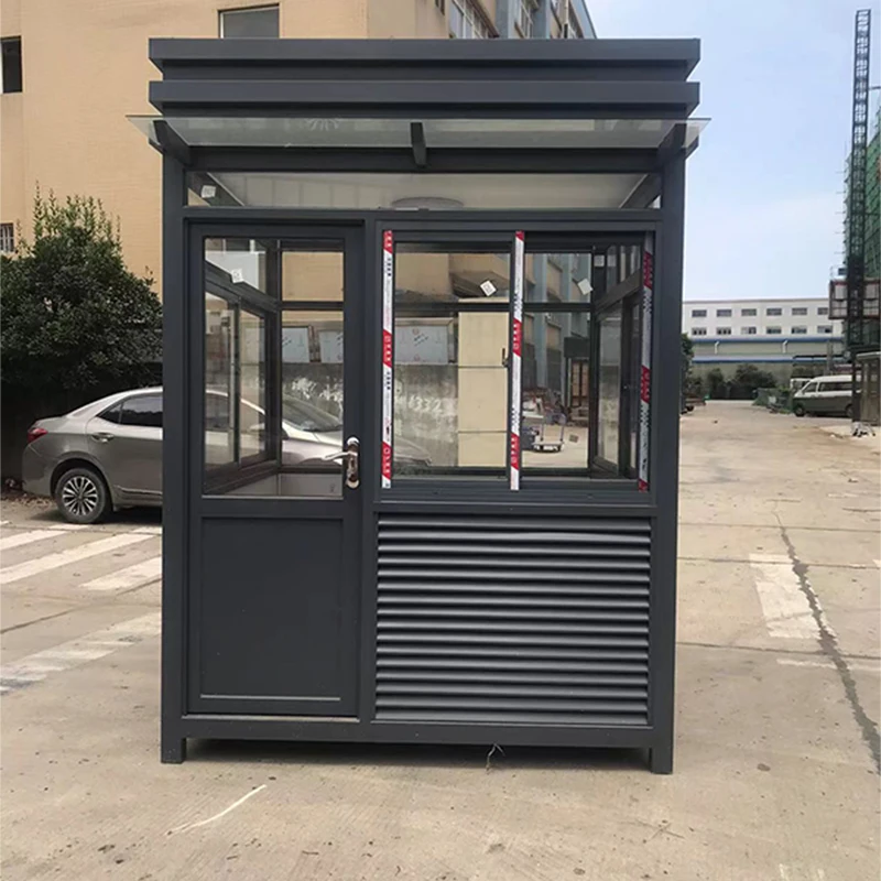 BBDHOME Mobile Outdoor Public Security Guard Modular Outdoor Color Steel Customized Fiber Glasssentry Box guard house