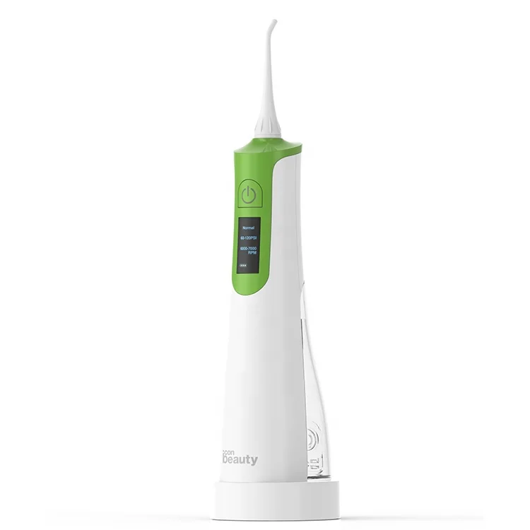 
IPX7 Waterproof LCD Display Cordless Dental Oral Irrigator Portable Water Flosser 