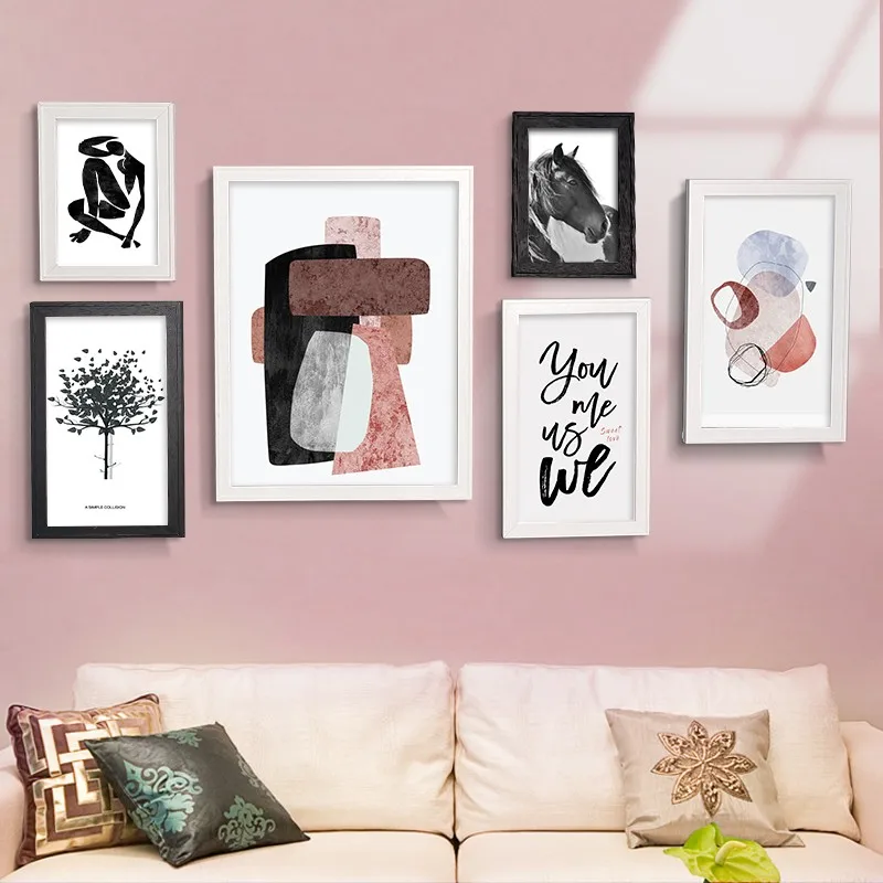 A3 A4 24x36 16x20 5x7 Picture Frames 11 x 14 Black Brown Wood Frame 8x10