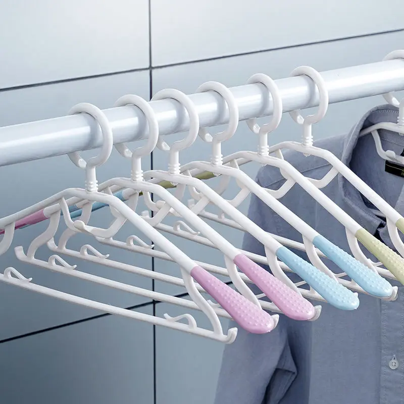 Non slip coat hanger heavy duty 360 swivel space saving clothes plastic hangers
