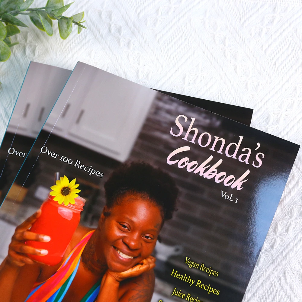 Custom High Quality Full Coloring Hardcover Food Menu/Recipe/Cook Book Printing