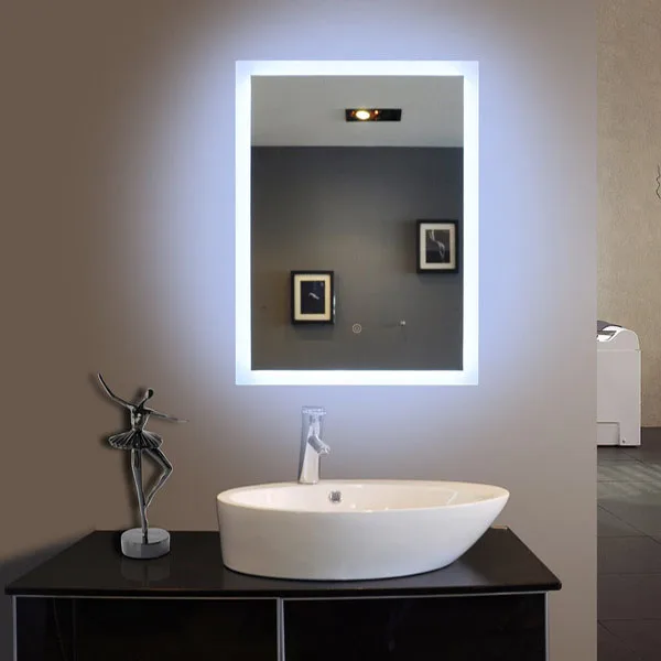 
High Quality Frameless Wall Mounted led backlit bathroom mirrors light 