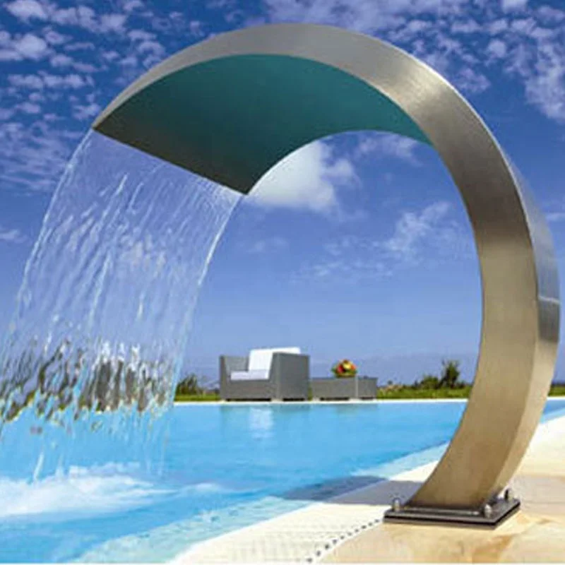 Outdoor Garden Metal Steel Water Fountains Stainless Steel Water Feature Ball Sculpture Fountains