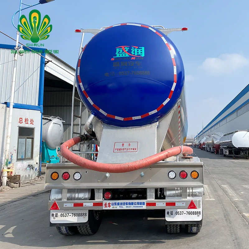 China Manufacturer Powder Bulker Dry Fly Ash Bulk Cement Carrier Tank Semi Trailer