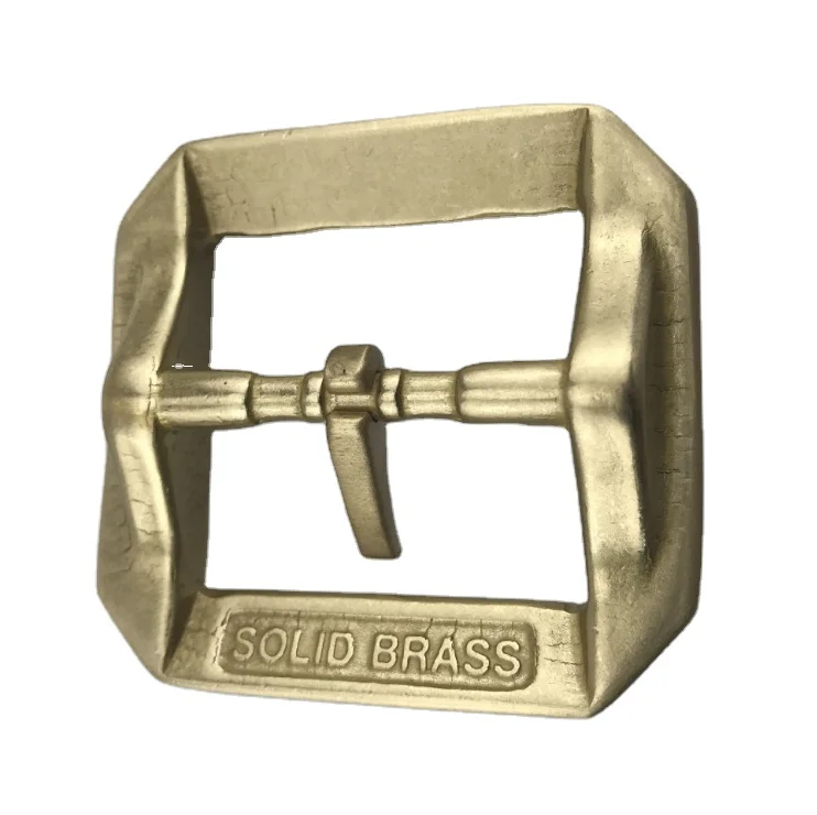 Factory Solid Copper Belt Buckles Metal Copper Pin Buckle for Belt Bag Accessories metal luggage buckle D O ring slide