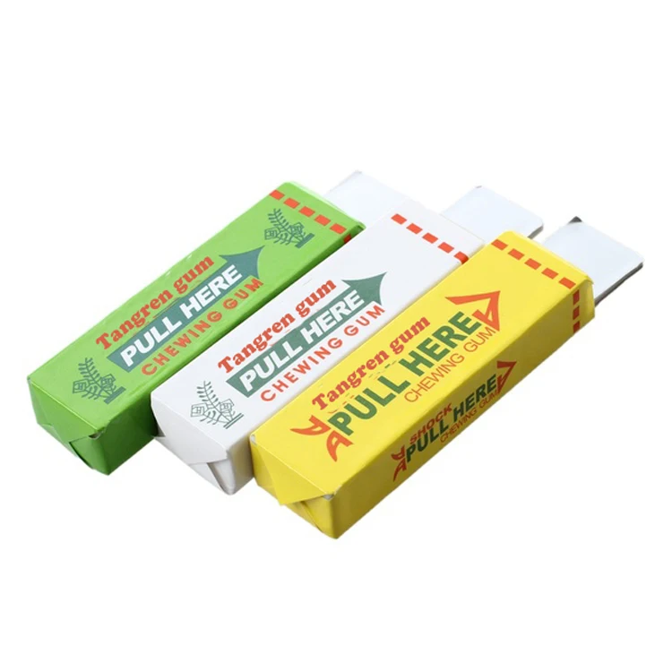 factory price white protect your teeth customized paper packing sugar free xylitol chewing bubble gums