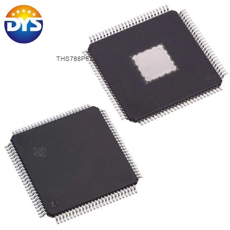 THS788PFD Integrated Circuits (ICs)/Application Specific Clock/Timing New original genuine IC TIME MEASUREMNT UNIT 100HTQFP