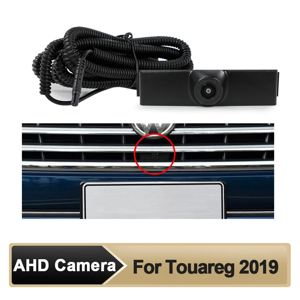 Подходит для 2019 Volkswagen Touareg вид спереди Ahd 720p Автомобильная камера заднего вида используется с огнеупорными гофрированными проводами