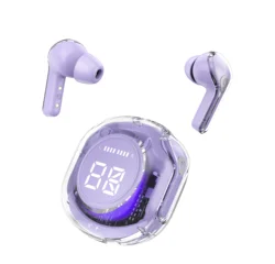 New Air39 Transparent Fashion ENC Noise Canceling BT 5.3 Earbuds Wireless BT Headset Works With All Mobile Phones