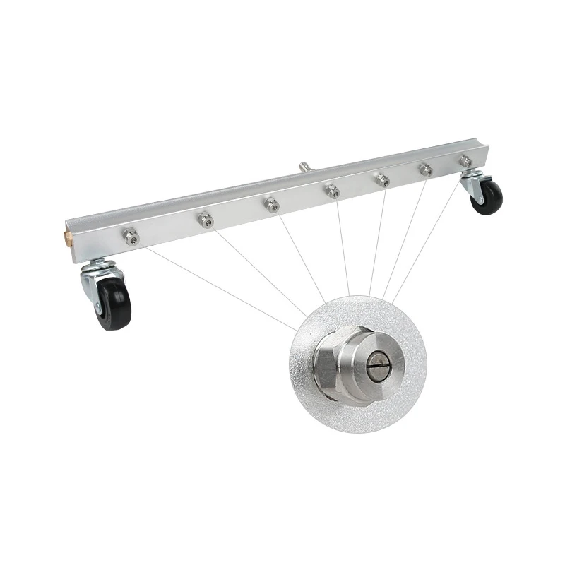 SHAN DUN High Pressure Washer Undercarriage Cleaner 7 Nozzle Road Cleaning Tool, 4000 PSI Road Cleaning Machine