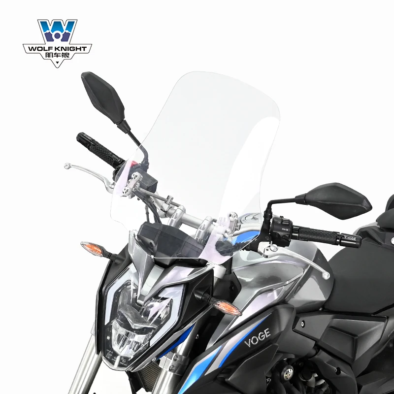 JICHELANG for VOGE 500R Modification Windshield Motorcycle Handle Motorcycle Accessories Universal Windshield