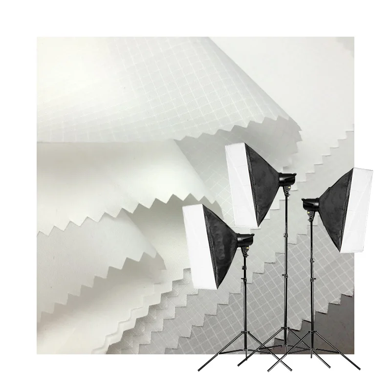 fabric manufacturer 15D/20D/30D/40D ripstop nylon fabric polyester pa/pu coating waterproof fabric light photography