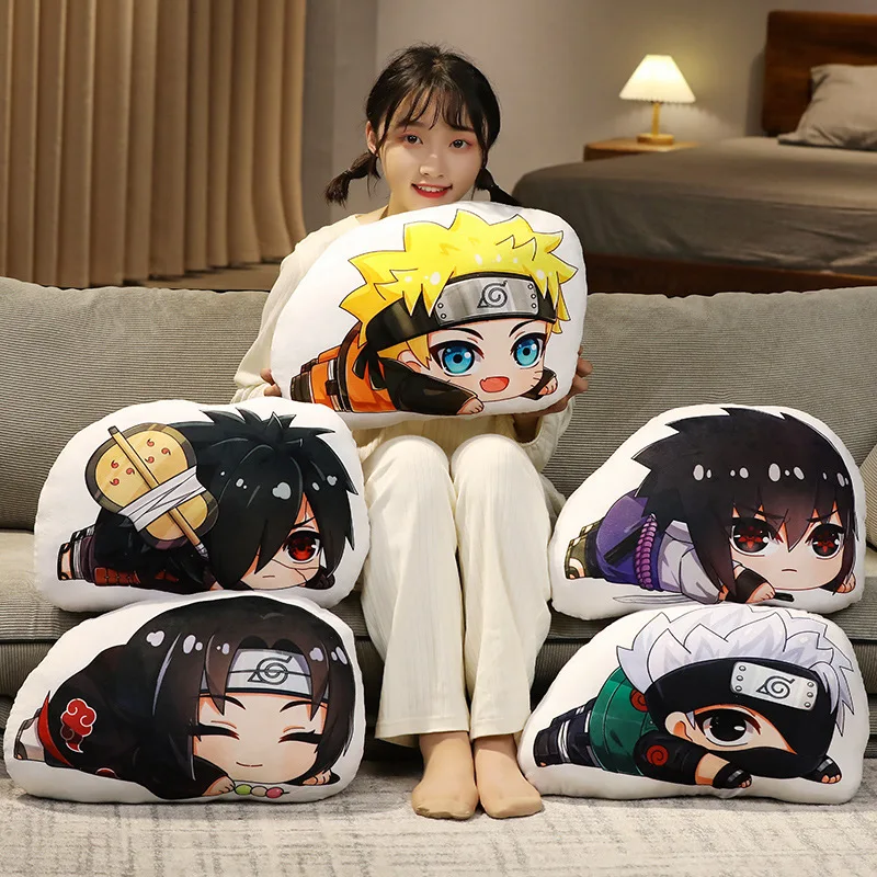 custom narutoed plush pillow anime Uzumaki Narutoed Uchiha Itachi Bo Ren Chuan sofa cushion home decor gifts figure pillow