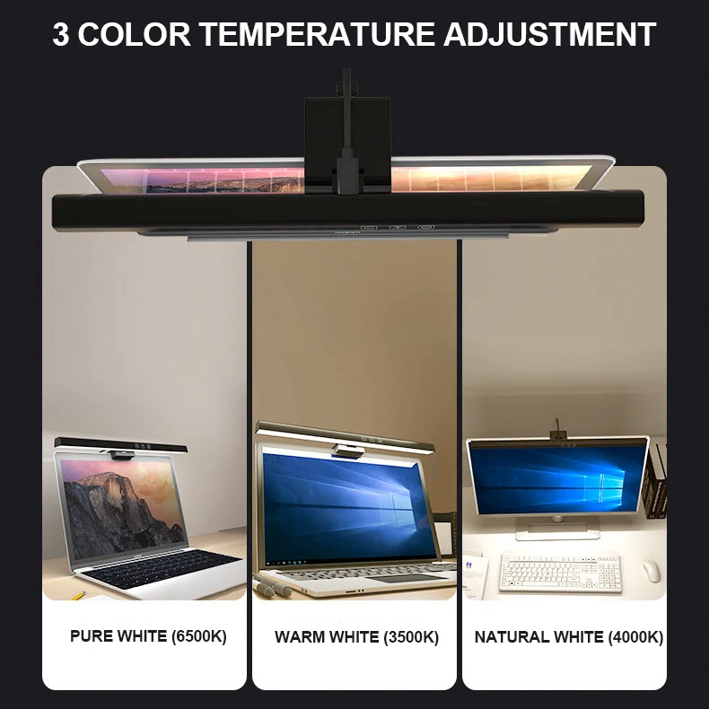 USB Touch Control 33cm 50cm Eye protection Screen Light Bar LED Computer Laptop Monitor Lamp  With No Glare