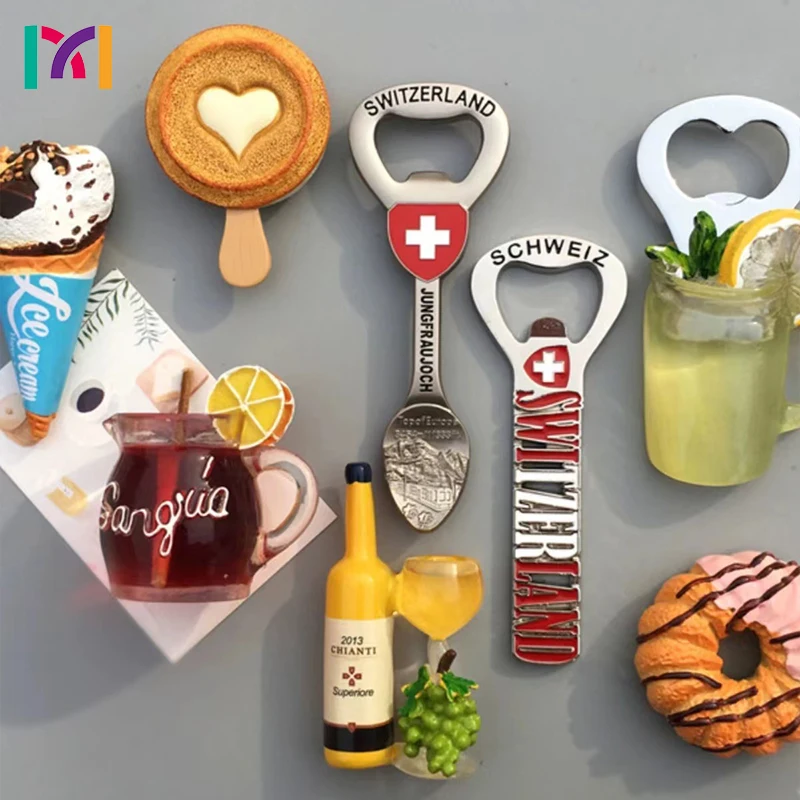 Elegante Home Use Food Shape Refrigerator Magnet Fridge Magnet Resin Stereoscopic