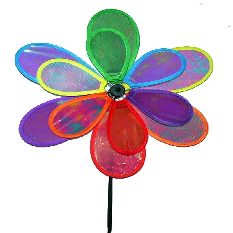 Двойное колесо, 12 лепестков, Радужный цветок, украшение