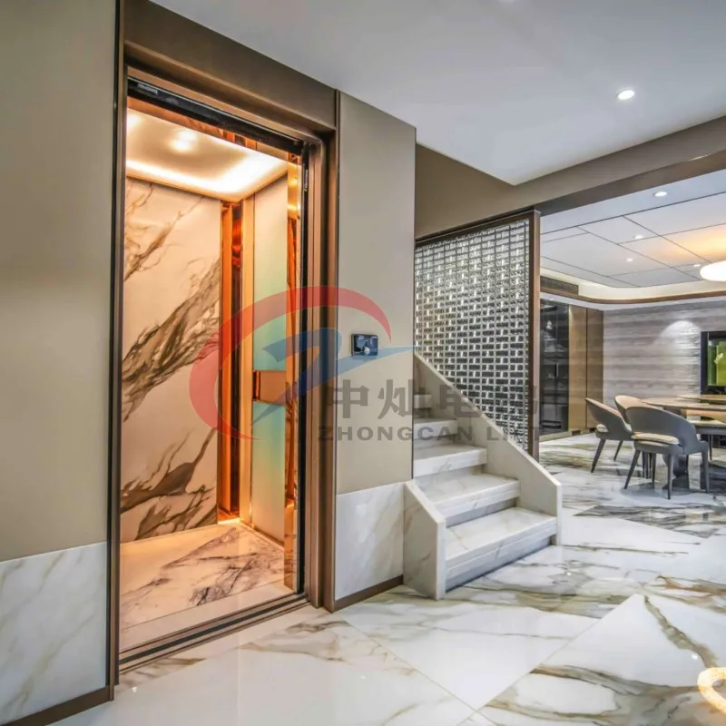 Hot Sale Commercial Passenger Elevator /3 floor 400kg residential villa lift /electric house home elevators for sale