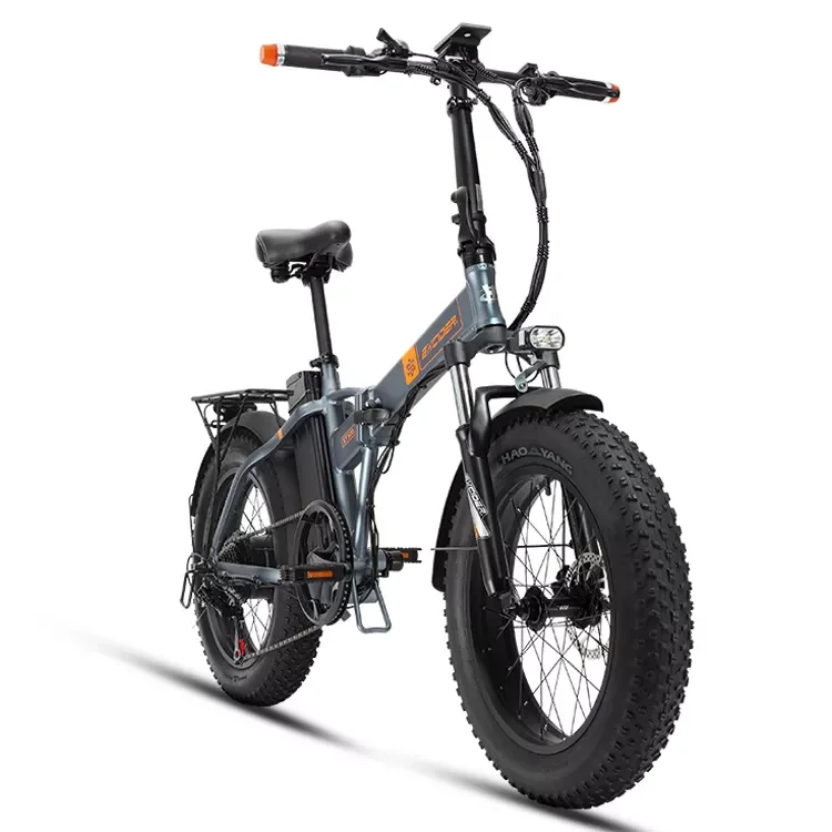 Excider XT500 Folding Mountain Bike 48V 20 Inches Fat Tire E bike with 13AH Battery and 500W Motor 60 KM Snow Electric Bicycle