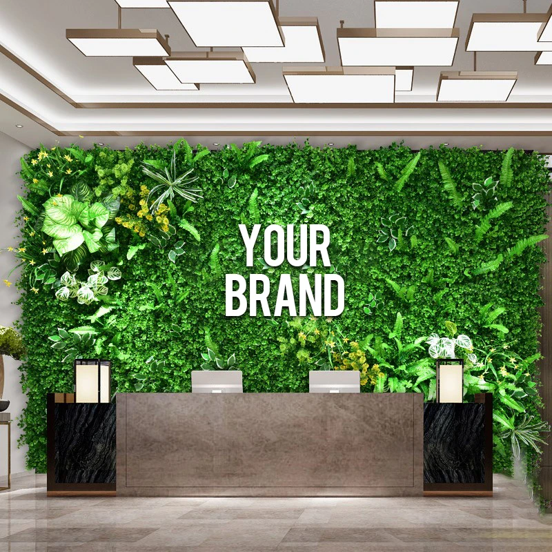 Artificial plants for wall floor and ceiling decoration